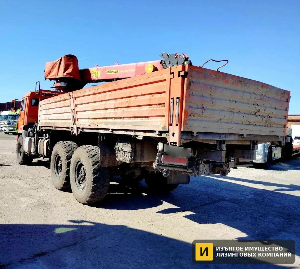 Б/у Бортовой грузовик с КМУ PALFINGER INMAN IT 150 на шасси КАМАЗ 43118-3027-50(E5)