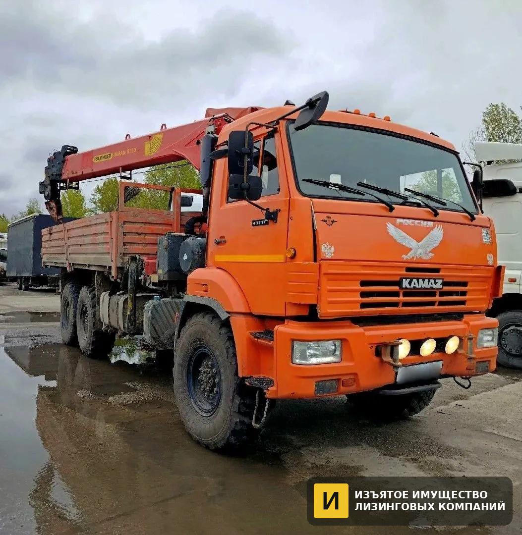 Б/у Бортовой грузовик с КМУ PALFINGER INMAN IT 150 на шасси КАМАЗ 43118-3027-50(E5) — фото 4