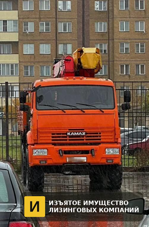 Б/у Бортовой грузовик КАМАЗ 43118 с КМУ Palfinger LT 150, 6×6