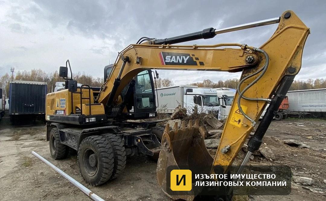 Колёсный экскаватор SANY SY155W